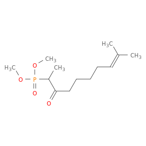 Phosphonic acid, (1,8-dimethyl-2-oxo-7-nonenyl)-, dimethyl ester