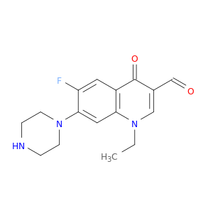 3-Quinolinecarboxaldehyde,1-ethyl-6-fluoro-1,4-dihydro-4-oxo-7-(1-piperazinyl)-