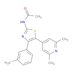 N-[5-(2,6-DIMETHYL-4-PYRIDYL)-4-(3-METHYLPHENYL)-1,3-THIAZOL-2-YL]ACETAMIDE