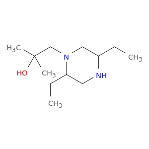 1-(2,5-diethylpiperazin-1-yl)-2-methylpropan-2-ol