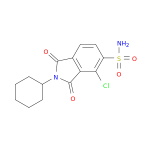 4-氯-2-环己基-2,3-二氢-1,3-二氧基-1H-异吲哚-5-磺酰胺