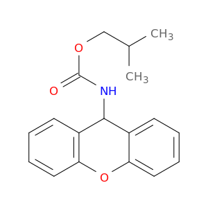 Carbamic acid,9H-xanthen-9-yl-, 2-methylpropyl ester (9CI)