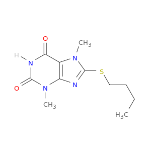 8-(BUTYLTHIO)THEOBROMINE