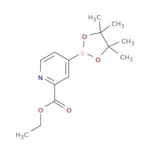 4-(4,4,5,5-四甲基-1,3,2-二氧硼杂环戊烷-2-基)吡啶-2-甲酸乙酯