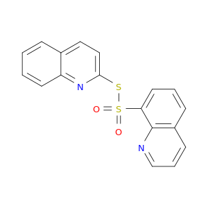 8-Quinolinesulfonothioic acid, S-2-quinolinyl ester