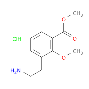 苯甲酸,3-(2-氨基乙基)-2-甲氧基-,甲酯,盐酸甲酯(1：1)