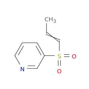 Pyridine, 3-(1-propenylsulfonyl)-