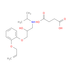 butanedioic acid; 1-(propan-2-ylamino)-3-(2-prop-2-enoxyphenoxy)propan-2-ol