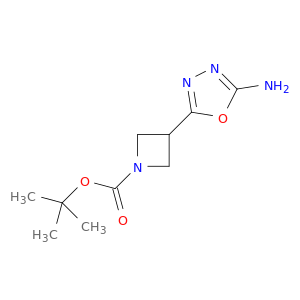 tert-Butyl 3-(5-amino-1,3,4-oxadiazol-2-yl)azetidine-1-carboxylate