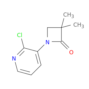 1-(2-氯-3-吡啶)-3,3-二甲基氮杂环丁烷-2-酮
