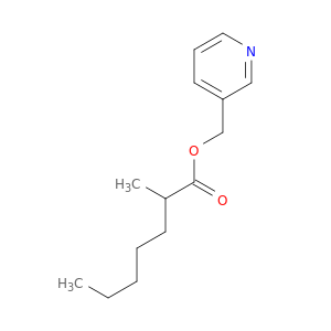Heptanoic acid, 2-methyl-, 3-pyridinylmethyl ester