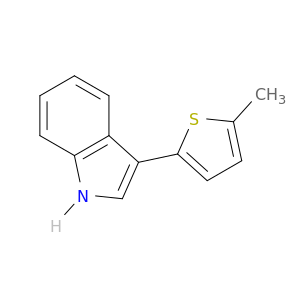 1H-Indole, 3-(5-methyl-2-thienyl)-