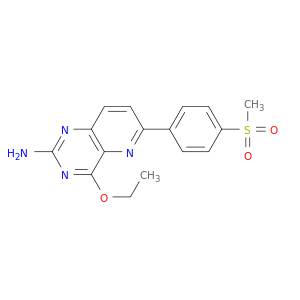 Pyrido[3,2-d]pyrimidin-2-amine, 4-ethoxy-6-[4-(methylsulfonyl)phenyl]-