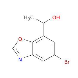 1-(5-Bromo-1,3-benzoxazol-7-yl)ethan-1-ol