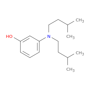 Phenol, 3-[bis(3-methylbutyl)amino]-