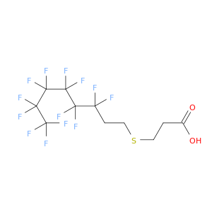 Propanoic acid, 3-[(3,3,4,4,5,5,6,6,7,7,8,8,8-tridecafluorooctyl)thio]-