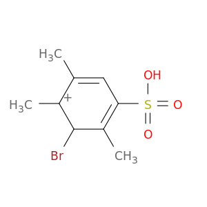 Cyclohexadienylium, 6-bromo-1,2,5-trimethyl-4-sulfo-