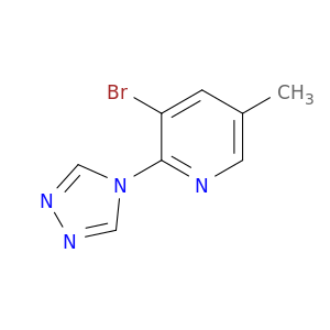 3-Bromo-5-methyl-2-(4H-1,2,4-triazol-4-yl)pyridine