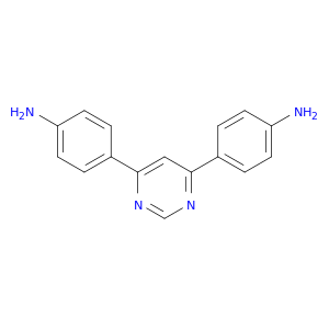 Benzenamine, 4,4'-(4,6-pyrimidinediyl)bis-