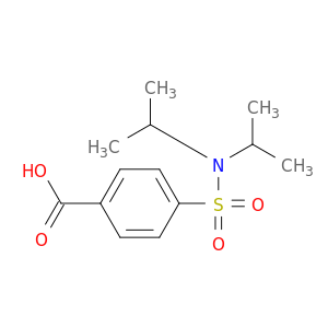 Benzoic acid, 4-[[bis(1-methylethyl)amino]sulfonyl]-