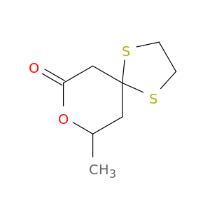 9-甲基-8-氧杂-1,4-dithiaspiro[4.5]癸-7-酮
