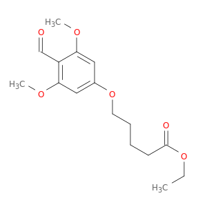 Pentanoic acid, 5-(4-formyl-3,5-dimethoxyphenoxy)-, ethyl ester