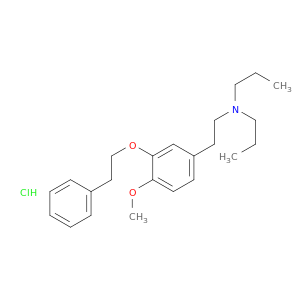 4-甲氧基-3-(2-苯基乙氧基)-N,N-二丙基苯苯胺盐酸盐(1：1)