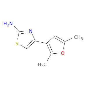 4-(2,5-dimethylfuran-3-yl)-1,3-thiazol-2-amine
