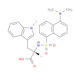 Tryptophan, N-[[5-(dimethylamino)-1-naphthalenyl]sulfonyl]-