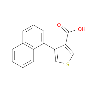 3-Thiophenecarboxylicacid, 4-(1-naphthalenyl)-