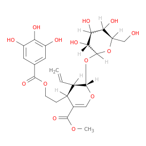 (2S,3R,4S)-3-乙烯基-2-(β-D-吡喃葡萄糖氧基)-3,4-二氢-4-[2-[(3,4,5-三羟基苯甲酰基)氧基]乙基]-2H-吡喃-5-甲酸甲酯
