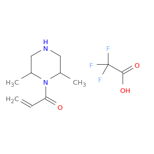 1-(2,6-Dimethylpiperazin-1-yl)prop-2-en-1-one, trifluoroacetic Acid