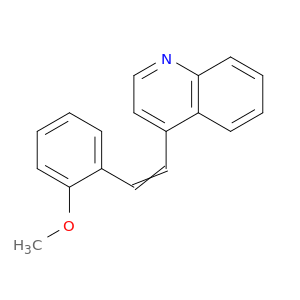 Quinoline,4-[2-(2-methoxyphenyl)ethenyl]-