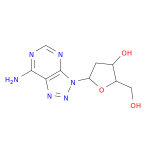 5-(5-amino-2,4,7,8,9-pentazabicyclo[4.3.0]nona-1,3,5,7-tetraen-9-yl)-2-(hydroxymethyl)oxolan-3-ol