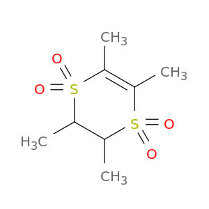1,4-Dithiin, 2,3-dihydro-2,3,5,6-tetramethyl-, 1,1,4,4-tetraoxide