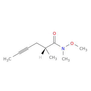 4-Hexynamide, N-methoxy-N,2-dimethyl-, (2R)-