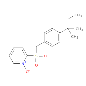Pyridine, 2-[[[4-(1,1-dimethylpropyl)phenyl]methyl]sulfonyl]-, 1-oxide