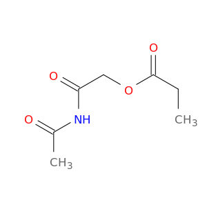 Acetamide, N-acetyl-2-(1-oxopropoxy)-