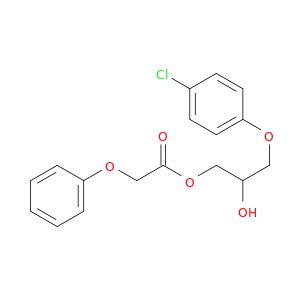 3-(4-chlorophenoxy)-2-hydroxypropyl phenoxyacetate