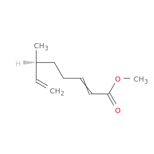2,7-Octadienoic acid, 6-methyl-, methyl ester, (6S)-