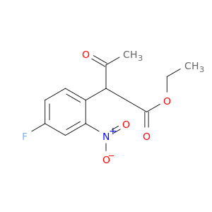 Ethyl 2-(4-fluoro-2-nitrophenyl)-3-oxobutanoate