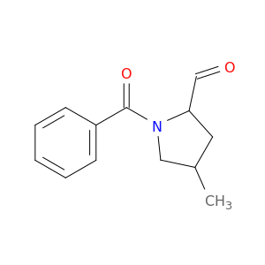 2-Pyrrolidinecarboxaldehyde, 1-benzoyl-4-methyl-