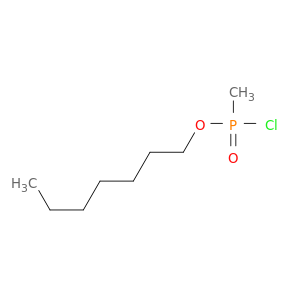 Phosphonochloridic acid, methyl-, heptyl ester