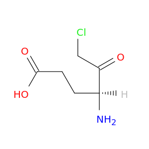 Hexanoic acid, 4-amino-6-chloro-5-oxo-, (S)-