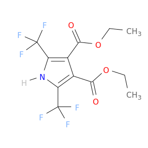 1H-Pyrrole-3,4-dicarboxylic acid, 2,5-bis(trifluoromethyl)-, diethyl ester