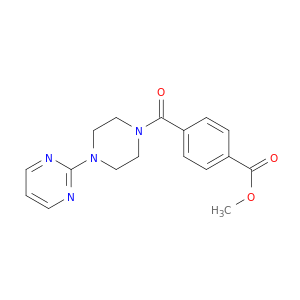 Benzoic acid, 4-[[4-(2-pyrimidinyl)-1-piperazinyl]carbonyl]-, methyl ester
