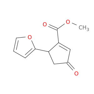 1-Cyclopentene-1-carboxylic acid, 5-(2-furanyl)-3-oxo-, methyl ester