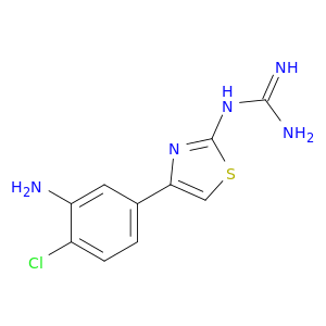 Guanidine, [4-(3-amino-4-chlorophenyl)-2-thiazolyl]-