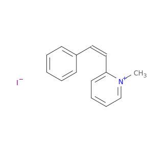 Pyridinium, 1-methyl-2-[(1Z)-2-phenylethenyl]-, iodide