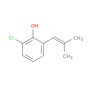 Phenol, 2-chloro-6-(2-methyl-1-propenyl)-